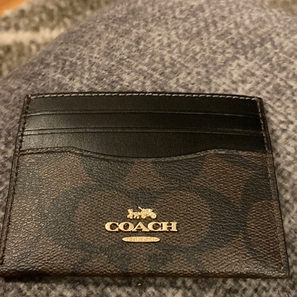 Authentic Coach card holder
